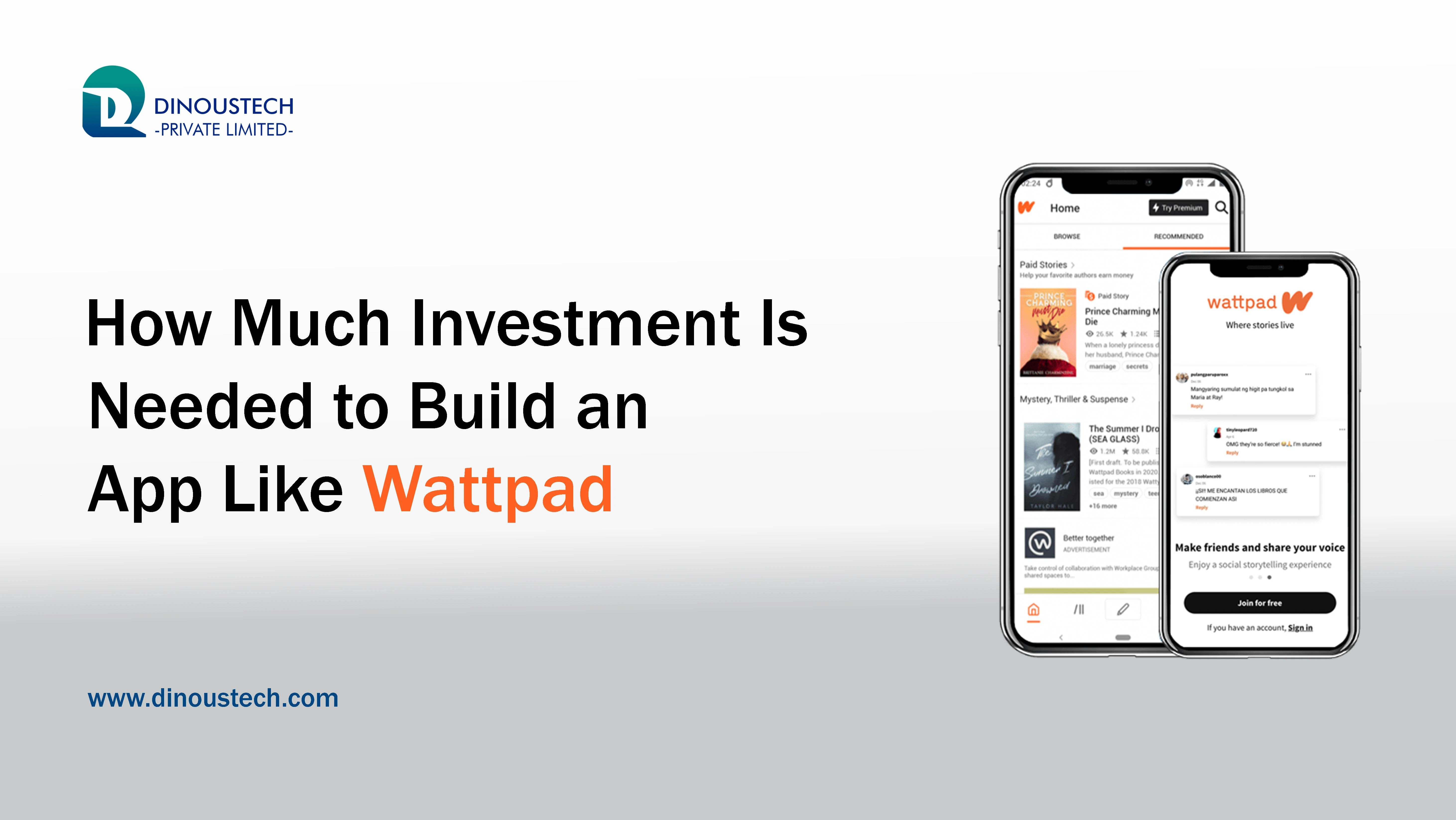 How Much Investment Is Needed to Build an App Like Wattpad?