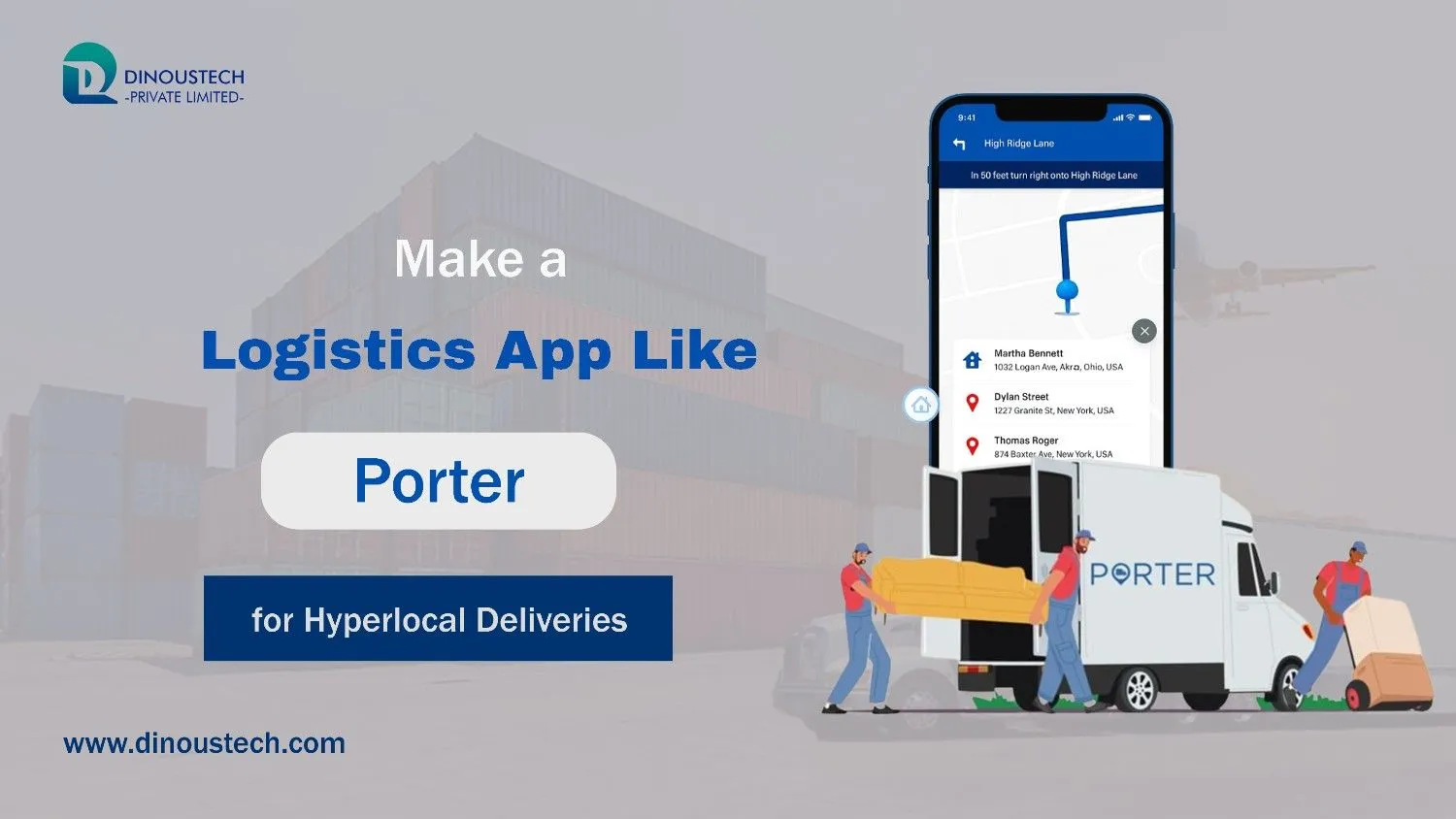 Make a Logistics App Like Porter for Hyperlocal Deliveries