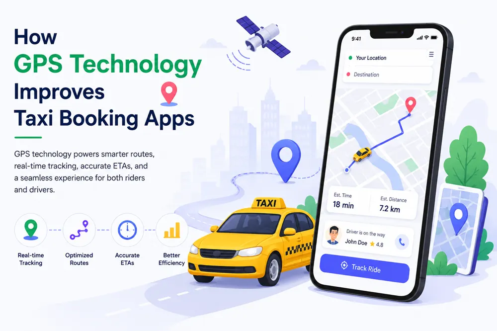 How GPS Technology Improves Taxi Booking Apps