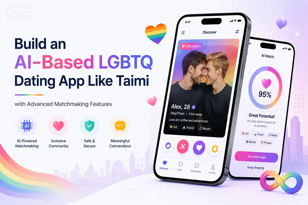 Build an AI-Based LGBTQ Dating App Like Taimi with Advanced Matchmaking Features
