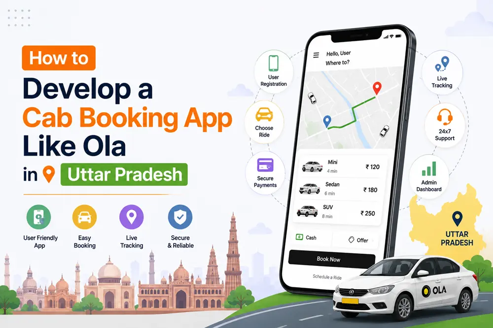 How to Develop a Cab Booking App Like Ola in Uttar Pradesh