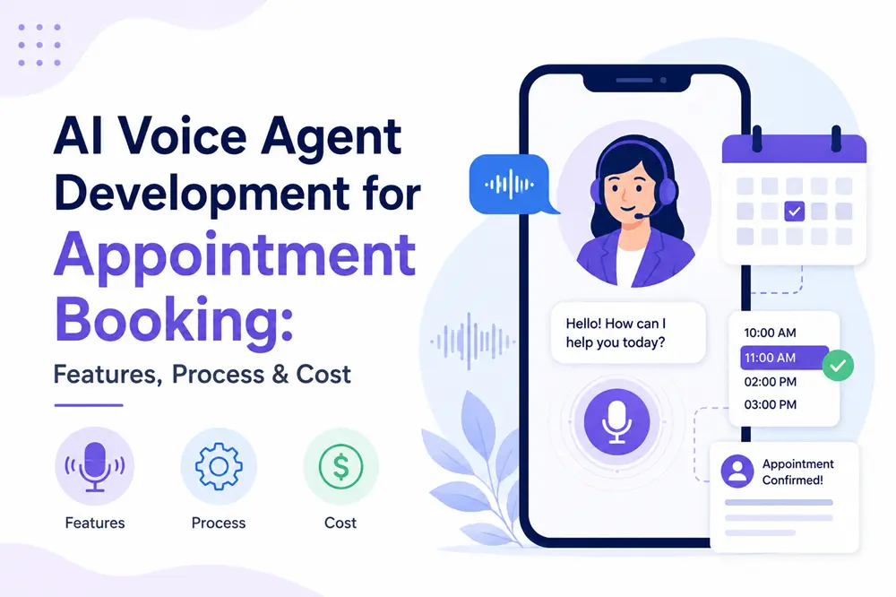 AI Voice Agent Development for Appointment Booking: Features, Process & Cost