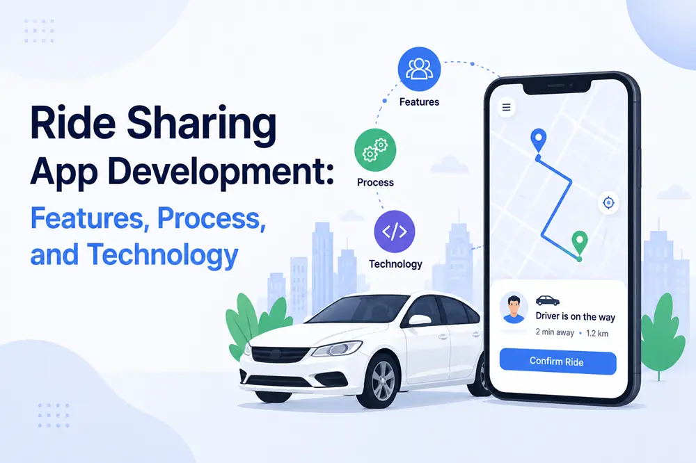 Ride Sharing App Development: Features, Process, and Technology